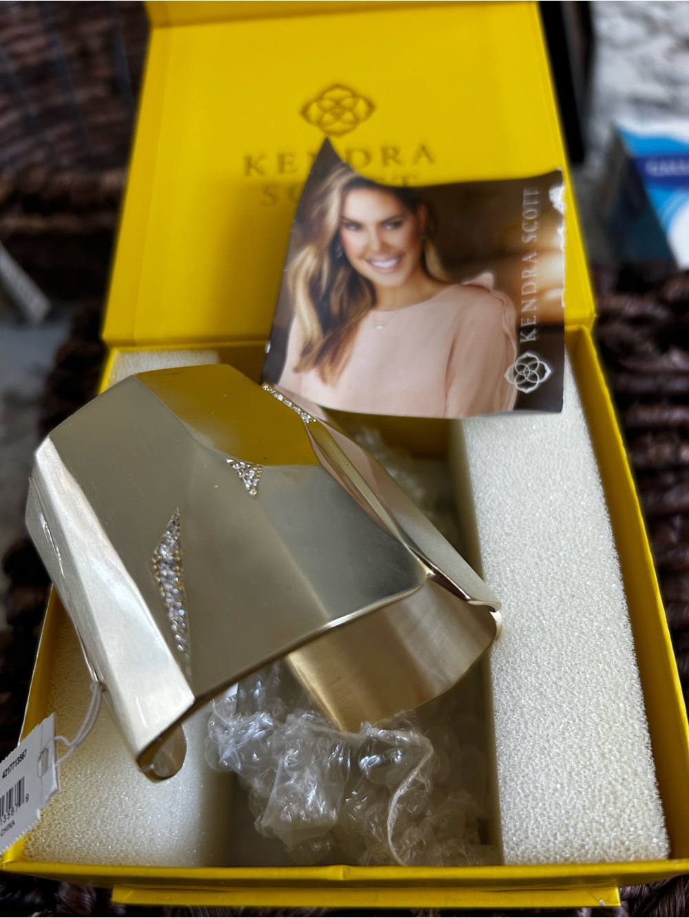 Kendra Scott Gold Constance Cuff Bracelet